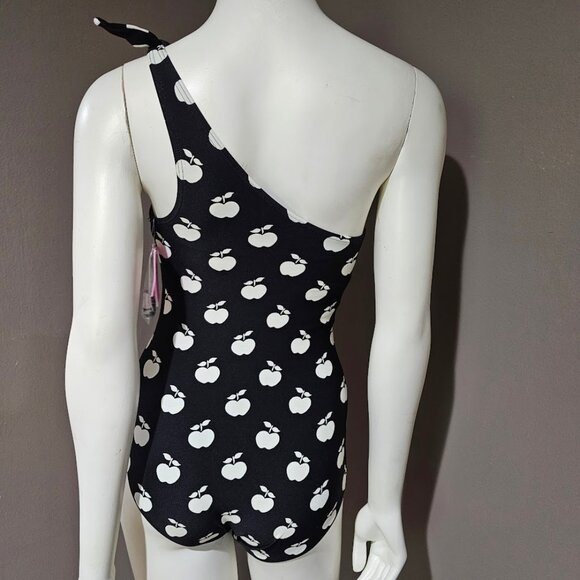 Kate Spade New York Fruit Print One Shoulder One Piece Swimsuit - Picture 4 of 9